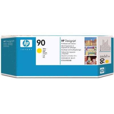 HP C5057A (90) Orjinal Sarı Kafa Kartuşu + Temizleyicisi - DesignJet 4000 (T1229) hemen satın al!