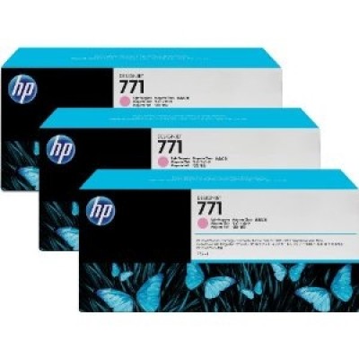 HP CR254A (771) 3lü Açık Kırmızı Orjinal Kartuş - DesignJet Z6200 (T1241) hemen satın al!