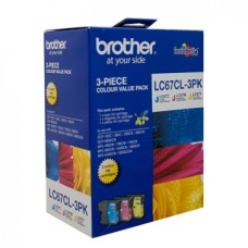 Brother LC67CL 3lü Paket Renkli Orjinal Kartuş - MFC-5490 / MFC-6490