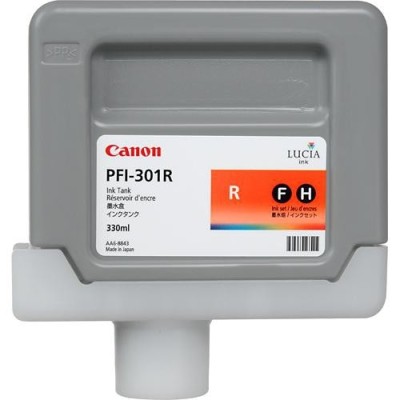 Canon PFI-301R (1492B001) Red Orjinal Kartuş 330 Ml. - iPF8000 / iPF8100 (T1482) hemen satın al!