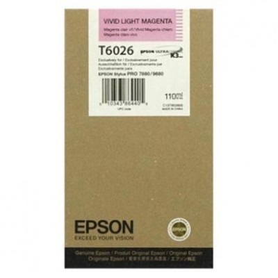 Epson C13T602600 (T6026) Açık Kırmızı Orjinal Kartuş - Stylus Pro 7800 (T1582) hemen satın al!