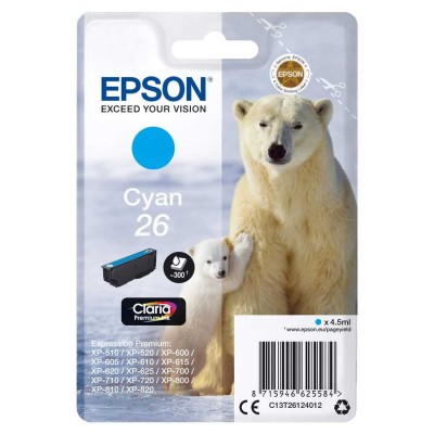 Epson C13T261240 (26) Mavi Orjinal Kartuş - XP-600 (T1890) hemen satın al!