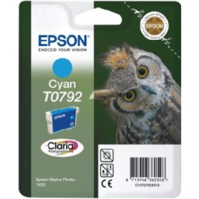 Epson C13T07924020 (T0792) Mavi Orjinal Kartuş - Stylus Photo 1400 (T2060) hemen satın al!