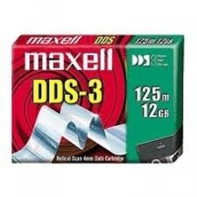 Maxell DDS-3 HS4-125s 12 GB / 24 GB 125m , 4mm Data Kartuşu (T2089) hemen satın al!