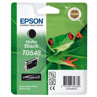 Epson C13T05484020 (T0548) Mat Siyah Orjinal Kartuş - Stylus Photo R800 (T2257) hemen satın al!