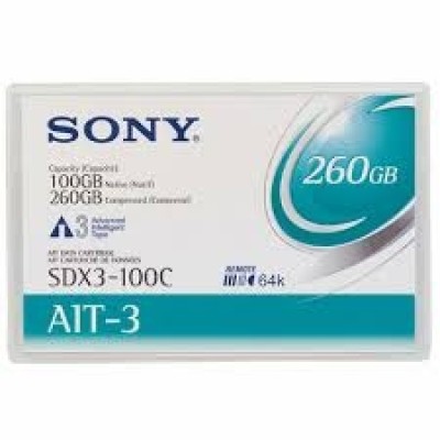 Sony SDX3-100C AIT3 100Gb/260Gb 230m, 8mm Data Kartuşu (T2407) hemen satın al!