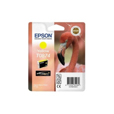 Epson C13T08744020 (T0874) Sarı Orjinal Kartuş - Photo R1900 (T2513) hemen satın al!