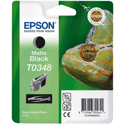 Epson C13T034840 (T0348) Mat Siyah Orjinal Kartuş - Stylus Photo 2100 (T2610) hemen satın al!