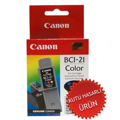 Canon BCI-21C (0955A003) Renkli Orjinal Mürekkep Kartuş - BJC-2000 / BJC-2100 (T2715) hemen satın al!