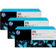 HP CR251A (771) 3lü Kromatik Kırmızı Orjinal Kartuş - DesignJet Z6200