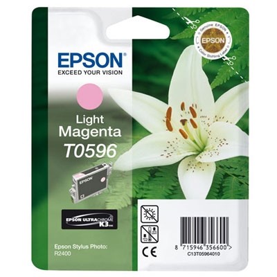 Epson C13T05964020 (T0596) Açık Kırmızı Orjinal Kartuş - Stylus Photo R2400 (T2992) hemen satın al!