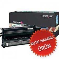 Lexmark C7700MH Kırmızı Orjinal Toner Yüksek Kapasite - C770 / C772