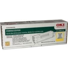 OKI 43865741 Sarı Orjinal Toner - C5850 / C5950