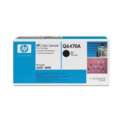 HP Q6470A (501A) Siyah Orjinal Toner - Laserjet 3600 (B) (T4452) hemen satın al!