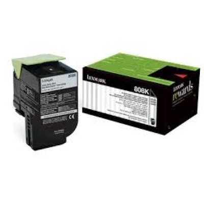 Lexmark 80C8SK0 (808SK) Siyah Orjinal Toner - CX310 / CX410 (T4744) hemen satın al!