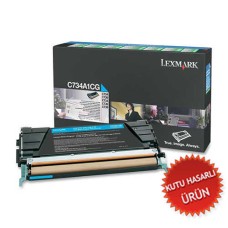 Lexmark C734A1CG Mavi Orjinal Toner - C734 / C736