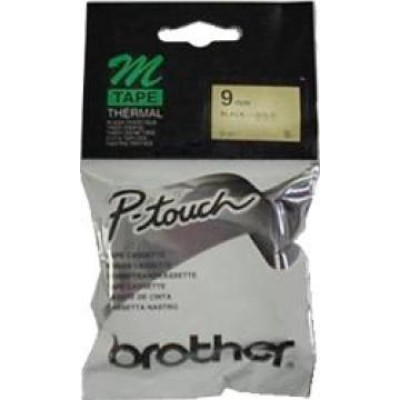 Brother M-821 Altın Üzerine Siyah P-Touch Etiket 9mm - PT-55 / PT-60 / PT-80 (T6250) hemen satın al!