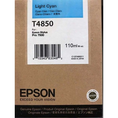 Epson C13T485011 (T4850) Açık Mavi Orjinal Kartuş - Stylus Pro 7500 (T8879) hemen satın al!