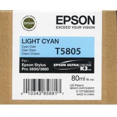 Epson C13T580500 Açık Mavi Orjinal Kartuş - Stylus Pro 3800