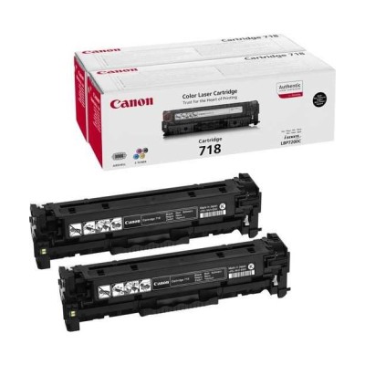 Canon CRG-718BK (2662B005) Siyah Orjinal Toner 2li Paket - LBP7200 (T7920) hemen satın al!