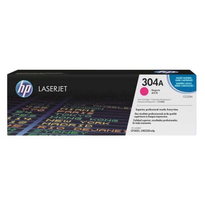 HP CC533A (304A) Kırmızı Orjinal Toner - LaserJet CP2025n (C) (T8001) hemen satın al!