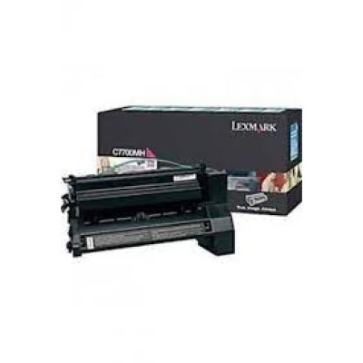 Lexmark C7700MH Kırmızı Orjinal Toner Yüksek Kapasite - C770 / C772 (C) (T8950) hemen satın al!