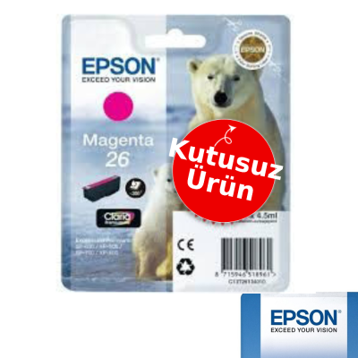 Epson C13T261340 (26) Kırmızı Orjinal Kartuş - XP-600 (U) (T8594) hemen satın al!