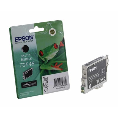 Epson C13T05484020 (T0548) Mat Siyah Orjinal Kartuş - Stylus Photo R800 (U) (T10460) hemen satın al!