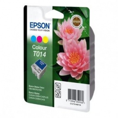 Epson C13T014401 (T014) Renkli Orjinal Kartuş - Stylus C480 (U) (T10487) hemen satın al!