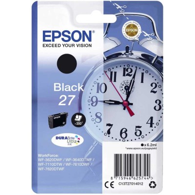 Epson C13T27014010 (27) Siyah Orjinal Kartuş - WF-3620 (T11351) hemen satın al!