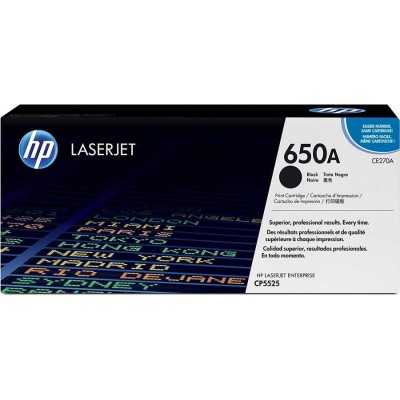 HP CE270A (650A) Siyah Orjinal Toner - CP5525dn (T12066) hemen satın al!