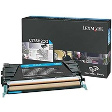 Lexmark C736H2CG Mavi Orjinal Toner Yüksek Kapasite