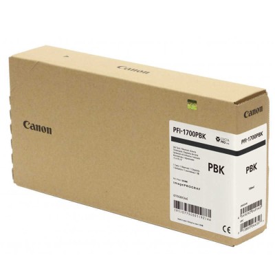 En uygun Canon PFI-1700PBK 0775C001AA Foto Siyah Orjinal Kartuş hemen satın al!