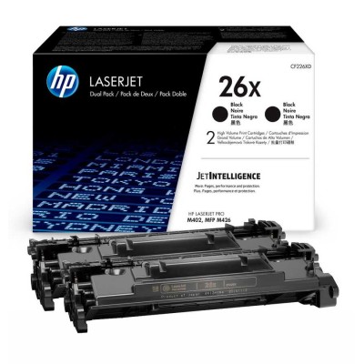 HP CF226XD (26X) 2li Paket Siyah Orjinal Toner Yüksek Kapasite - M402 / M426 (T12879) hemen satın al!