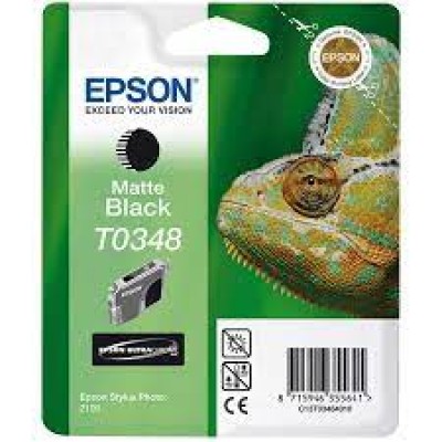 Epson C13T034840 (T0348) Mat Siyah Orjinal Kartuş - Stylus Photo 2100 (U) (T15182) hemen satın al!