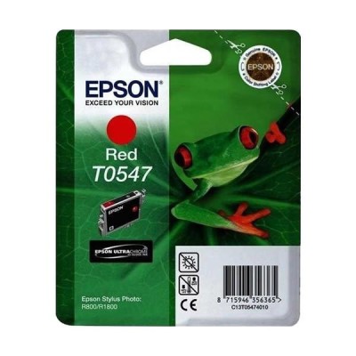 Epson C13T05434020 (T0543) Kırmızı Orjinal Kartuş - Stylus Photo R800 (C) (T15221) hemen satın al!