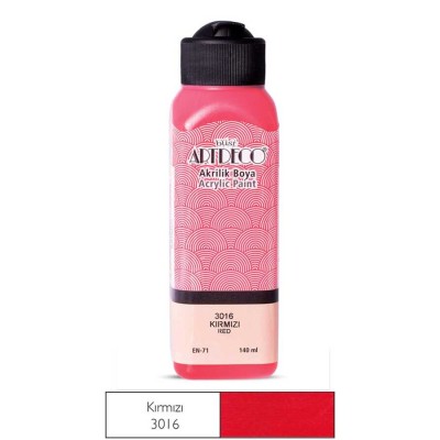 Artdeco 3616 Kırmızı Akrilik Boya 140 ml (T15908) hemen satın al!