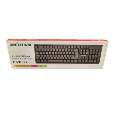 Performax SK1003 Kablosuz Siyah Q Klavye (T15743) hemen satın al!