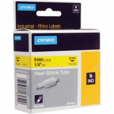 Dymo RhinoPro 18052 Sarı-Siyah 6 mm x 1.5 m Orjinal Şerit