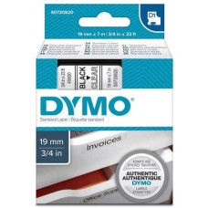 Dymo 45800 Şeffaf Siyah D1 Yedek Şerit 19mm x 7m