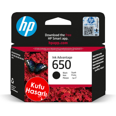 HP CZ101A (650) Siyah Orjinal Kartuş - Deskjet 2510 (C) (T16758) hemen satın al!