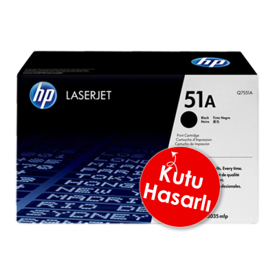 HP Q7551A (51A) Siyah Orjinal Toner - LaserJet 3005 (B) (C) hemen satın al!