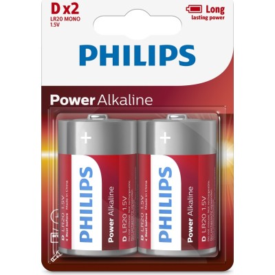 Philips LR20P2B/05 Power Alkaline Pil D Boy hemen satın al!