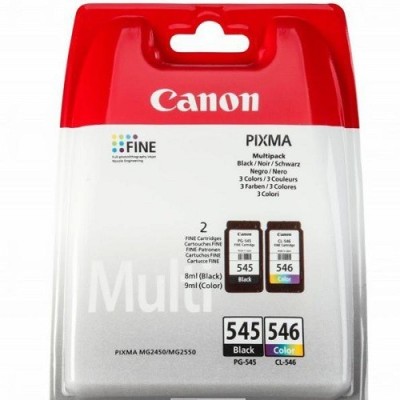 En uygun Canon PG 545 CL 546 8287B005AA İkili Paket Orjinal Kartuş MG2450 MG2550 hemen satın al!