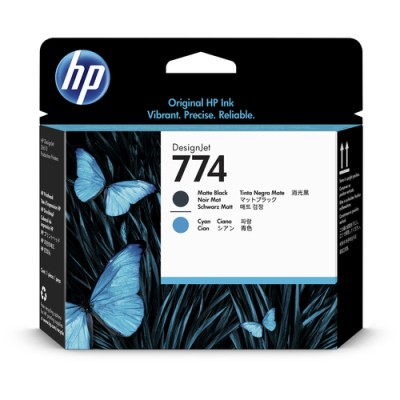 En uygun HP P2W01A 774 Mat Siyah Mavi Orjinal Baskı Kafası DesignJet Z6810 hemen satın al!