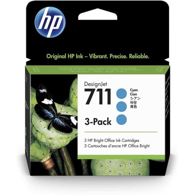 En uygun HP 711 CZ134A Mavi Orjinal Kartuş 3lü Paket - DesignJet T120 hemen satın al!