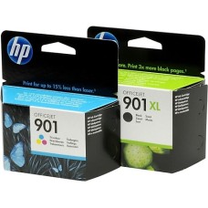 HP 901xl Siyah Renkli Orjinal Kartuş Seti - CC654A/CC656A