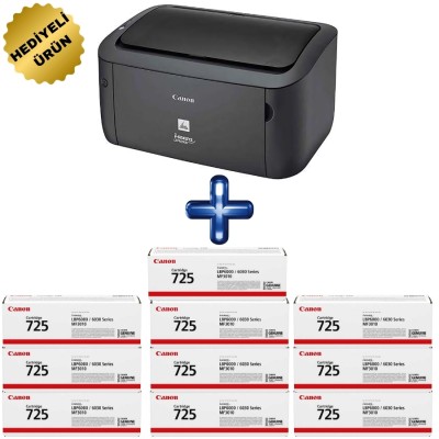 En uygun Canon I-Sensys LBP6030b Mono Lazer Yazıcı + 10 adet orjinal toner seti hemen satın al!